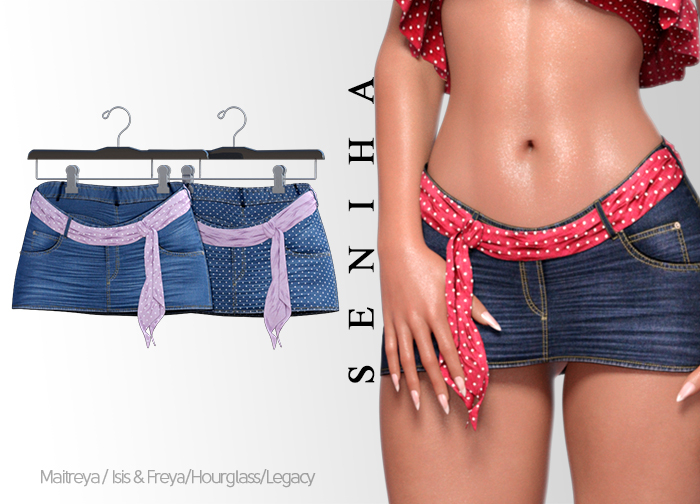 Seniha. Lexie Skirt Denim // #006