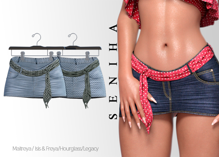 Seniha. Lexie Skirt Denim // #011