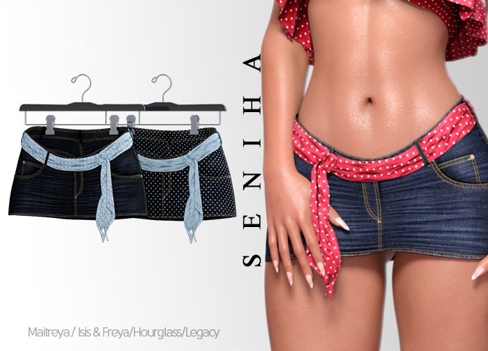 Seniha. Lexie Skirt Denim // #016