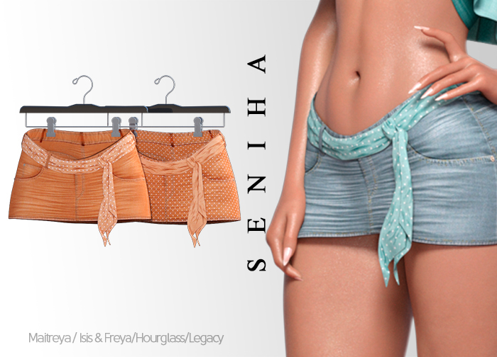Seniha. Lexie Skirt // Orange