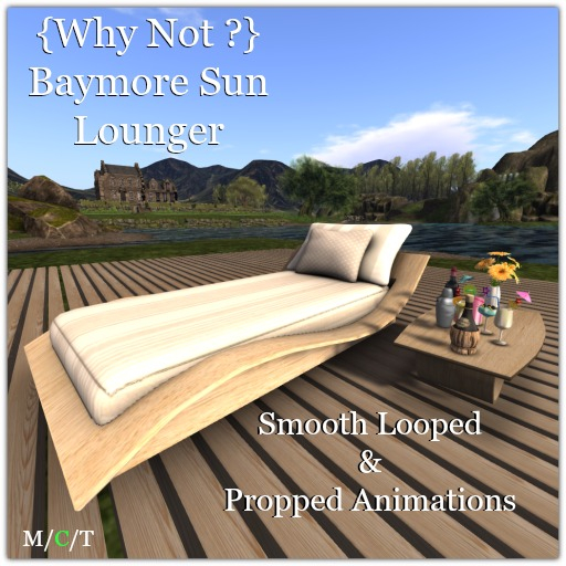 {Why Not?} Baymore Sun Lounger-Boxed