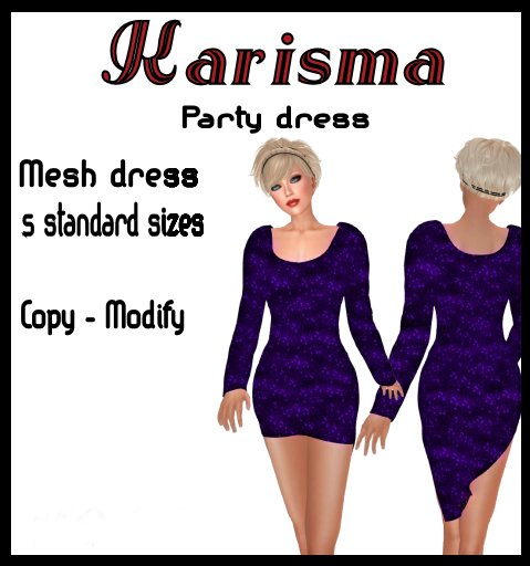 Karisma Purple - Party Dress