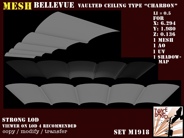 "TB" BV vaulted ceiling type Charbon M1918