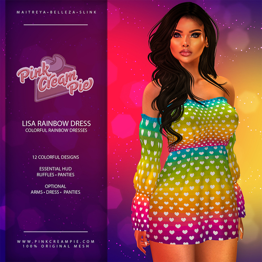 !PCP :: Lisa Dress [Rainbow Pack]