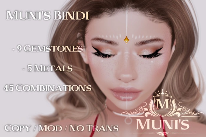 Muni's Bindi Teal (ADD ME TO UNPACK)