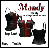 Mandy Sexy leather tank
