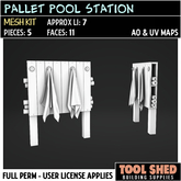Tool Shed - Pallet Pool Station Mesh Kit