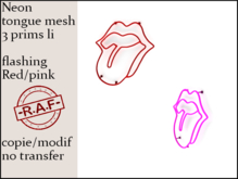 Neon tongue -RAF-