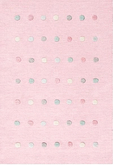 [Happy Panda] Area Rug (boxed) - Pink Dots