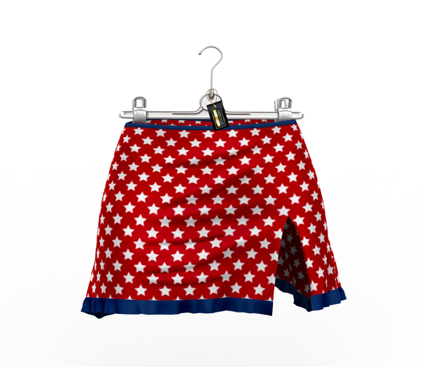 Stars Red Skirt