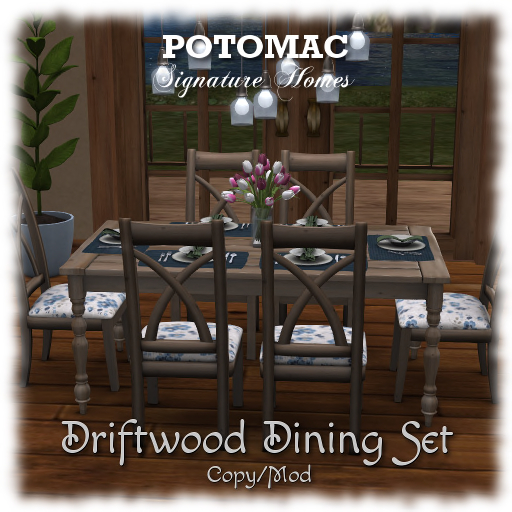 Driftwood Dining Set (boxed)