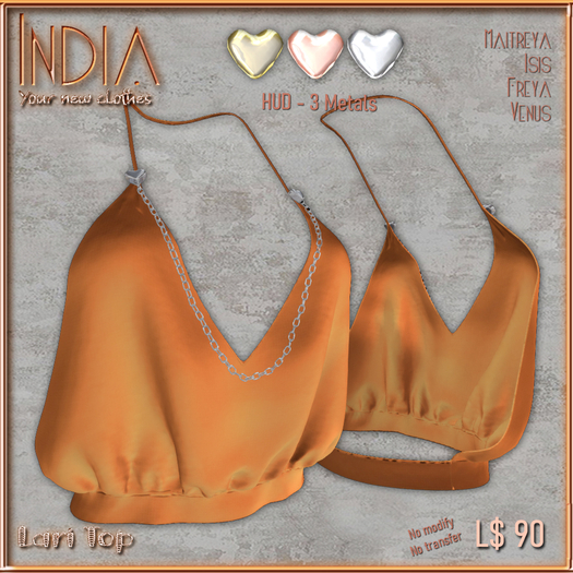 ## India ## Top Lari Orange