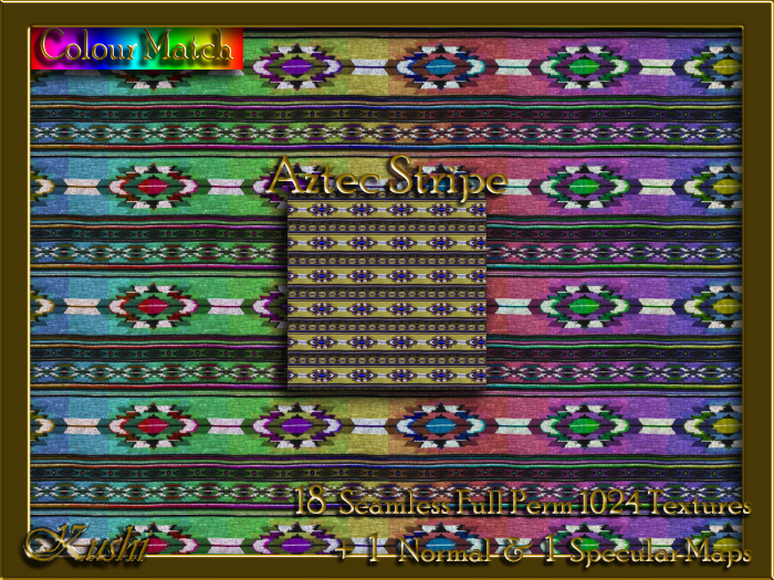 !Kushi! AztecStripe Textures -WearToUnpack