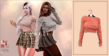 Look At Me. Charli : Sweater - salmon