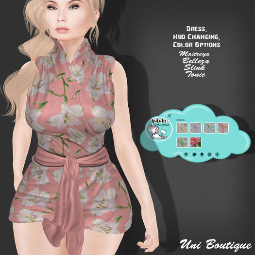 +Uni Boutique+ Wrapped Mini - Flower - Wear Me