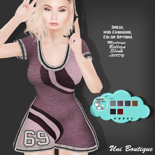 +Uni Boutique+ Tea Dress - Sporty - Wear Me