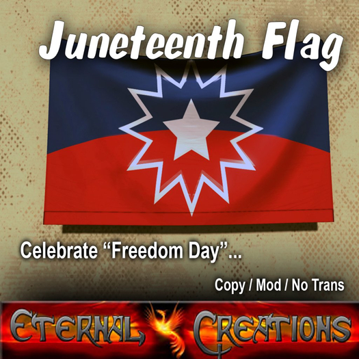 - E - C -  Juneteenth Flag - (BOXED)