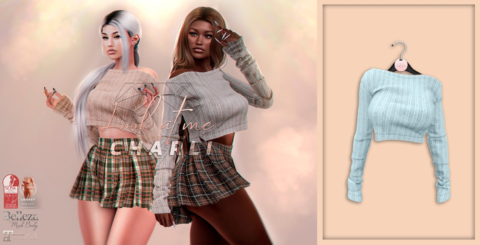 Look At Me. Charli : Sweater - blue