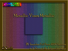 Metallic Vines Metallic Solids Textures