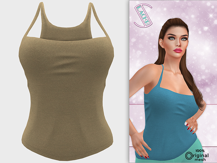 -Slackr :: Teri Tank {Latte}