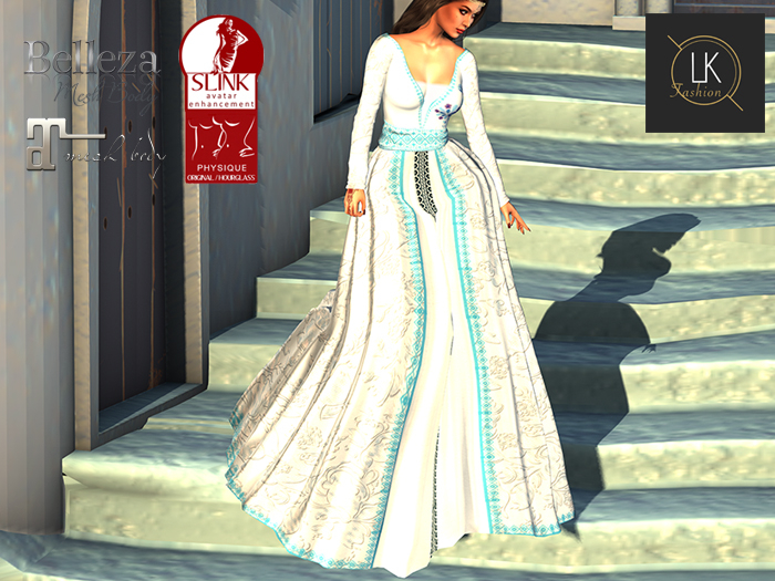 Caftan Lalla Fatma Blue