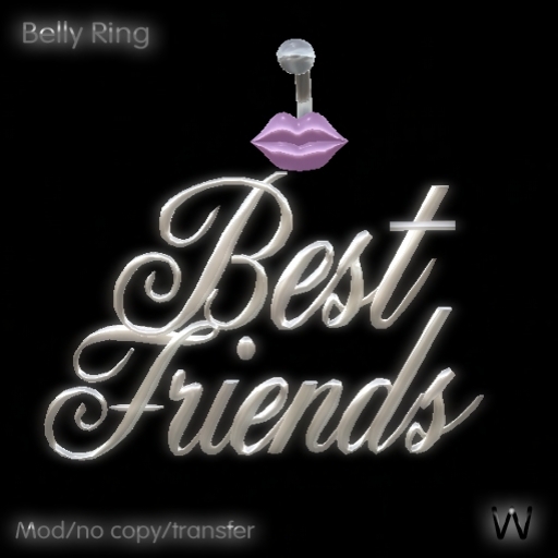 ~WC~ Belly Ring "Best Friends"