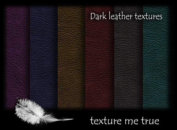 dark leather textures