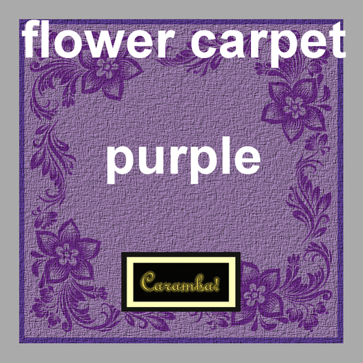 flower carpet - purple