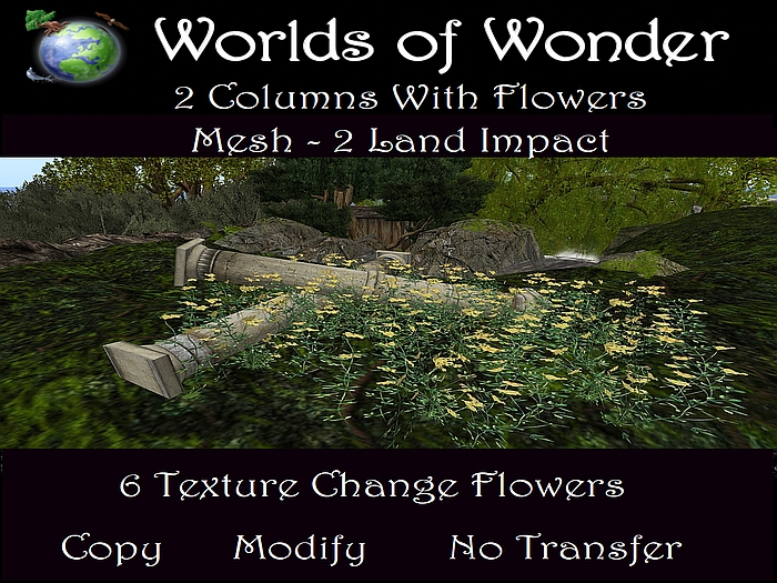 WoW 2 Mesh Columns & TC Flowers (Boxed)
