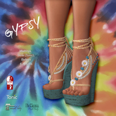 Graffitiwear Teal Gypsy Sandals