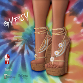 Graffitiwear Tan Gypsy Sandals