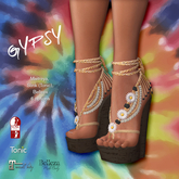 Graffitiwear Black Gypsy Sandals