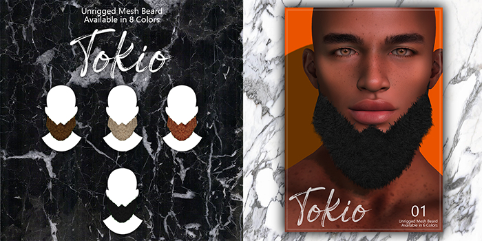 TOKIO - Beard 01 X20 HD FATPACK