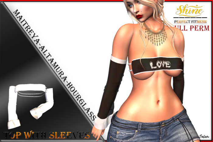 SHINE_ TOP WITH SLEEVES SALEM (FULL PERM)