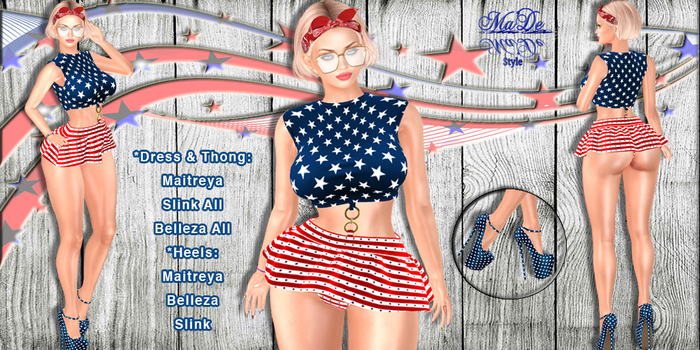 [>Ma'De<] ⭐️4th July 2020 FULL OUTFIT⭐️