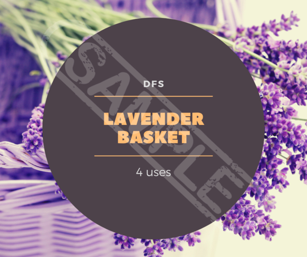 TEXTURE DFS Lavender Basket