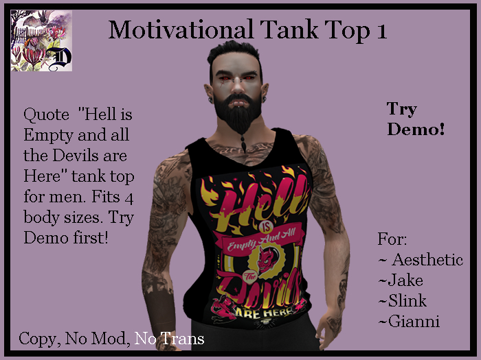 Mens MOT1 Tank Top (ADD ME)