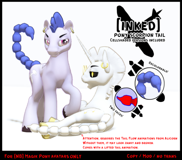 [INKED] Magik Pony Scorpion Tail [Boxed]