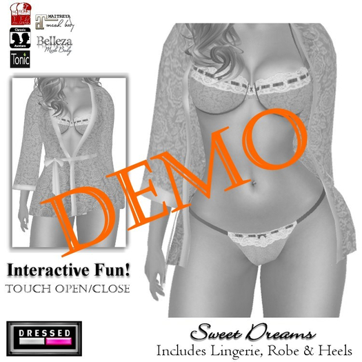 ::DBL:: Sweet Dreams Lingerie Set (Classic/Mesh Body) DEMO