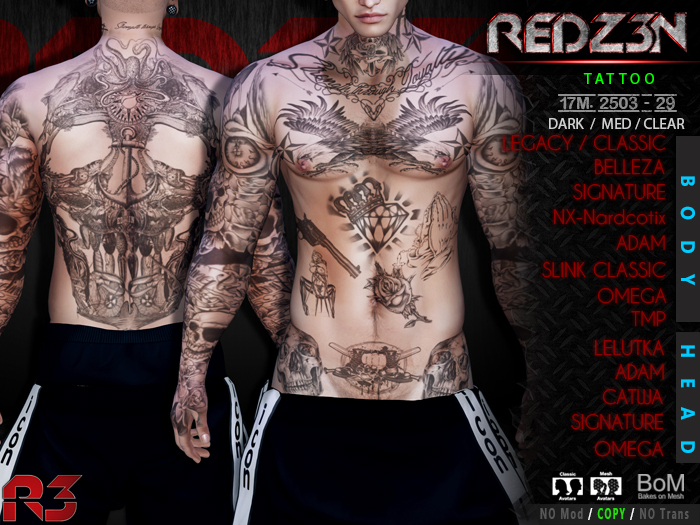 [ R3 ] Tattoo & Applier 17M. 2503 - 29