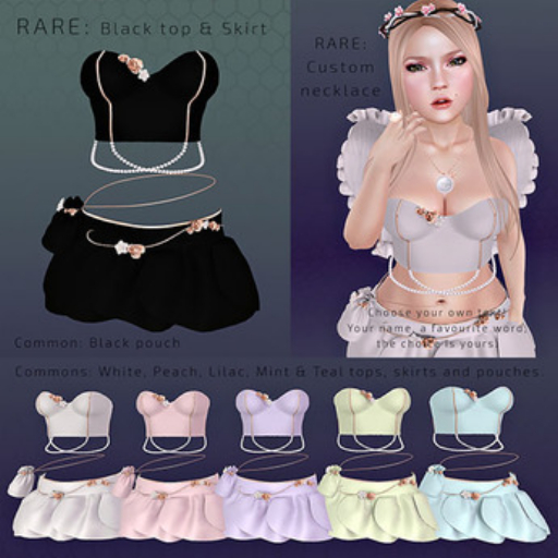 +Pepper+ :: Believe in Magic :: Black outfit set :: Sml RARE