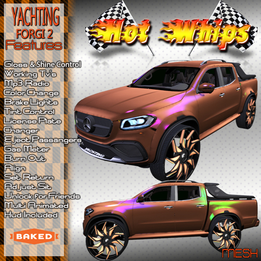 {HW} YACHTING TRUCK FORGI 2 (boxed)