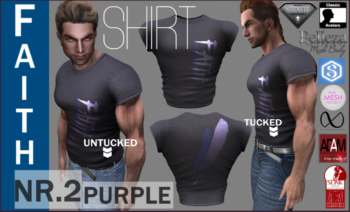 EMS- FAITH 2 SHIRT -PURPLE