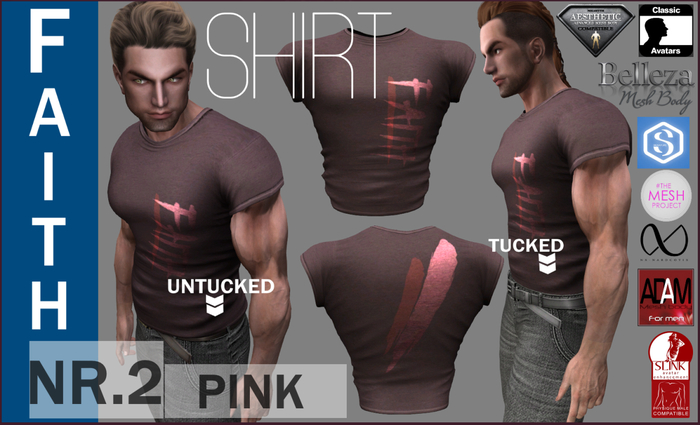 EMS- FAITH 2 SHIRT -PINK