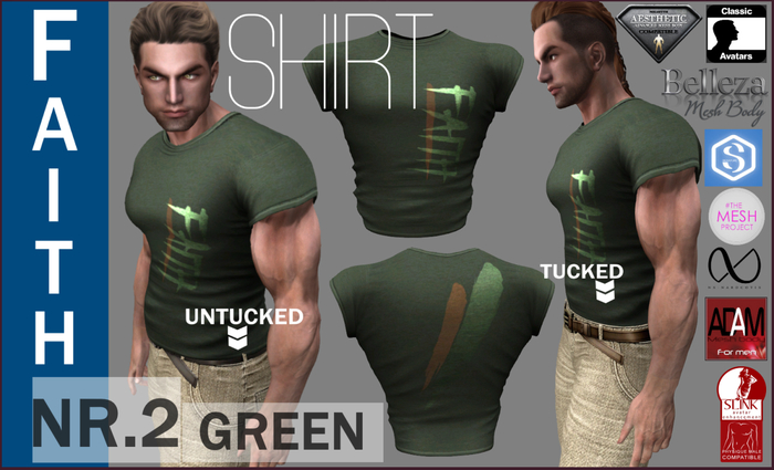 EMS- FAITH 2 SHIRT -GREEN