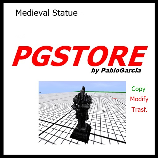 [BOX] - Medieval statue