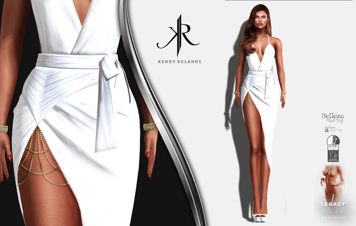 [KR] SORAYA DRESS -WHITE-  (wear)