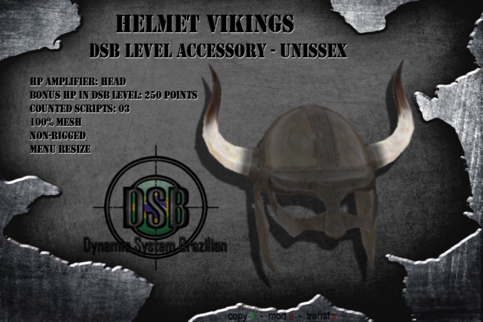 DSB LEVEL Helmet Vikings - Unissex v1.0 BOX