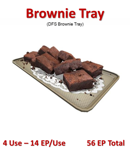 DFS Brownie Tray (DFS - Texture Only)