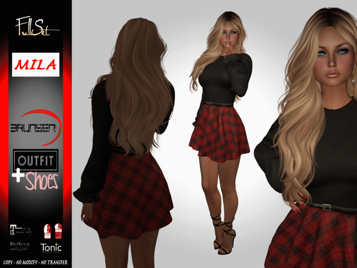 Brunsen Couture! Mila Outfit Chess Black